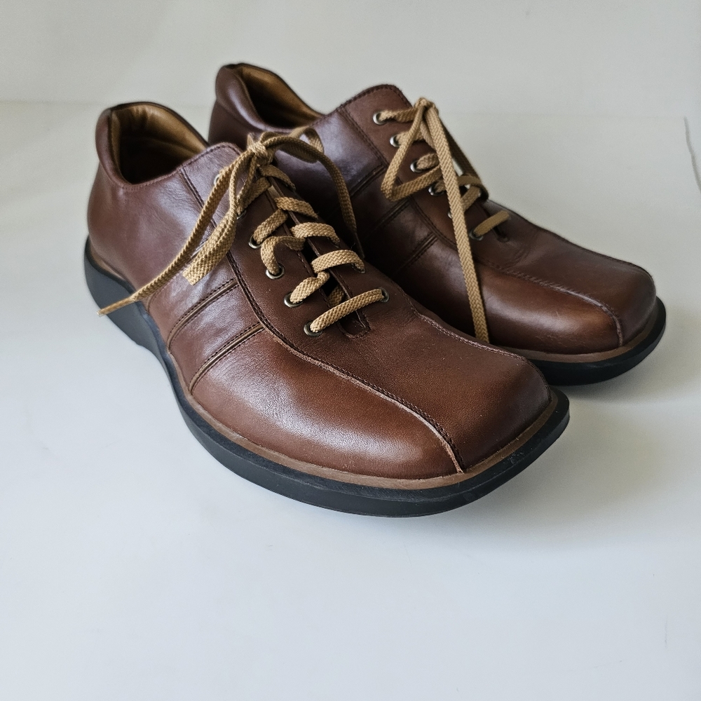 Steve Madden Charter Mens Brown Lace-up Business Casual Shoes Size 7.5